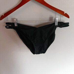 La Vie en Rose Aqua Bikini Bottom Black Size XL